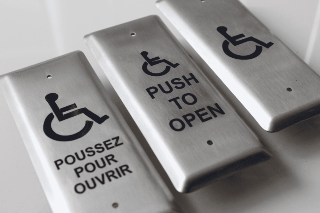 Narrow Push Plate Switches